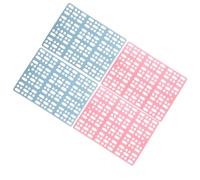 Luxshiny 4pcs Plastic Rabbit Cage Mats for Guinea Pigs and Rabbits, Square Shape with Breathable Holes, Sturdy and Not Easy to Wear, for Cage or Kitchen Floor to Ensure a Clean Environment