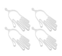 Luxshiny 4pcs Portable Golf Glove Rack with Ventilated Drying Frame and Deform Resistant Plastic Material, Universal Fit Preventing Hardening, for Home and Locker Room Use