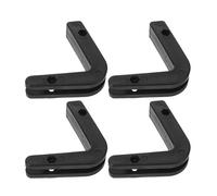 Luxshiny 4pcs Wall Mounted Dumbbell Rack Barbell Holders Heavy Duty Pp Material Stable and Easy to Carry Gym Equipment Storage for Home Use and Fitness