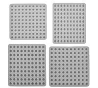 Luxshiny 4pcs Wax Seal Stamp Bead Mold Silicone DIY Craft Tools for DIY Lovers Creative Elegant Non-Stick Easy to Demould Silicone Moulds for Crafting