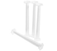 Luxshiny 4Pcs White Roman Column Decoration Pillars Made of Sturdy Ps Material for Home and Bedroom Use, DIY Crafts Decor and Photo Prop with Creative Design