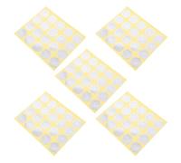 Luxshiny 5 Sheets Seal Stickers Delicate Dot Stickers PVC Self-Adhesive Multi-Function Decorative Envelope Seals for Home and Office Bread Bags Notes