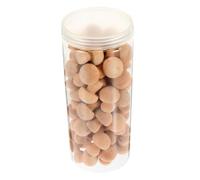 Luxshiny 50 Pcs Wooden Mushroom Pegs Graffiti Mushroom DIY Figures Micro Landscaping Decor Desktop Ornament for Elementary Students