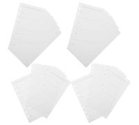Luxshiny 50 Sheets A6 Planner Refills with 6 Hole Punched Paper for Loose Leaf Binders, Undated Weekly Planner Inserts Made of Smooth Paper, for Office and Work Scheduling
