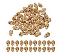 Luxshiny 50pcs Ceramic Skull Beads for Jewelry Making with Large Hole Comfortable Wear Skeleton Skull Head Shape Punk Style Halloween DIY Craft Spacer Beads