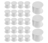 Luxshiny 50pcs Plastic Toothpaste Caps Screw-in Flip Lid Replacement Covers for Toothpaste Tubes with Hygienic Tight Seal and Sleek Modern Design, for Travel and Shared Households