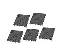Luxshiny 5pcs Aquarium Bottom Filter Plates Divider Grids for Fish Tank, Black Plastic Grid Partition Boards for Breeding, Filtration, and Substrate Separation in Aquariums