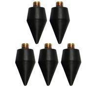 Luxshiny 5Pcs Art Wax Tip Replacement Rhinestone Picker Pen Heads for Precise Nail Dotting Tool Application in Nail Art and Craft