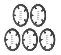 Luxshiny 5pcs Bike Chain Guard for 40t Crankset, Plastic Sprocket Protector with Impact Resistance and Effective Mud Protection, Fits 5 Bolt Cranksets, for Road Biking and Adventurous