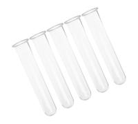 Luxshiny 5pcs Glass Test Tube Vases for Hydroponics Elegant Propagation Tubes for Indoor Plants Slim Transparent Flower Holders Home Decor and Stress Relief