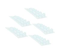 Luxshiny 5pcs Plastic Quilling Mold 3-Row Spherical Shape Mold with Scale Creative Design Multifunctional Easy Operation for Paper Crafts