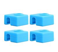 Luxshiny 5pcs Silicone Protective Sleeve for 3d Printer Heating Aluminum Block and Nozzle, Blue Silicone Case to Protect Heating Block and Nozzle, for 3d Printer Accessories