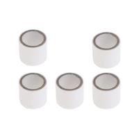 Luxshiny 5pcs Silk Nail Wrap Self-adhesive Repair Tape for Broken Nail Tips, White Silk Material, for Home DIY and Professional Manicure Use
