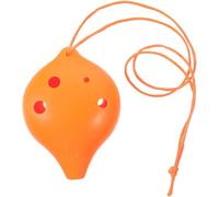 Luxshiny 6-Hole Alto Ocarina in C Key, Orange Resin Musical Instrument for Beginners and, Small Lightweight Wind Instrument Suitable for Adult and Learning