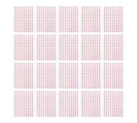 Luxshiny 60 Sheets Red Arrow Decals Label Stickers Paper Material Lightweight Easy to Stick for Defective Product Marking in Daily Life and Pipeline Flow Direction