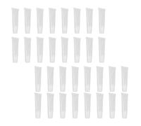 Luxshiny 60pcs 10g Lip Balm Tubes Empty Refillable Cosmetic Containers Plastic Lip Gloss Tubes Leak Proof and Easy to Carry for Making Handmade Lipstick by Yourself