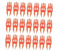 Luxshiny 60Pcs Bee-queen Rearing Cages Plastic Protective Queen-bee Cell Protectors for Beekeeping Equipment with Pointed Tips Easy Installation for Hive Inspection
