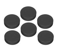 Luxshiny 6pcs Matte Ice Hockey Practice Pucks for Indoor Floor Hockey Training, Precision Rubber and Pvc Pucks Designed for Teams and Coaches in Games and Practice Sessions