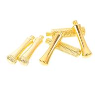 Luxshiny 6pcs Pet Grooming Scissors Tail Nails Set Stainless Steel Decorative Finger Rests Metal Scissor Parts for Professional Hair Clipper Use