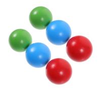 Luxshiny 6Pcs Portable Wooden Bocce Balls for Boy Girl Sturdy Rolling Balls for Outdoor Fun Easy to Store Carry for Recreational Sports