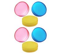 Luxshiny 6pcs Round Sponge Finger Moistener for Cash Counting Precise Water Control and Easy to Clean Design, for Office and Financial Offices Money Handling
