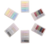 Luxshiny 6pcs Sticky Memo Pad Adhesive Paper Portable Marking Stickers for Making To-do Lists and Mark the Focus, Office Stickers