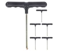 Luxshiny 6pcs Trampoline Spring Puller Tool with Stainless Steel and Plastic, Comfortable Ergonomic Handle for Outdoor Sport Equipment, Heavy-duty Spring Hook for Easy Installation