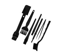 Luxshiny 7-Piece Anti-Static Brush Set for Electronics Cleaning Hard Bristle Keyboard Dusting Brushes for Computers Laptops and Automotive Use