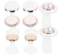 Luxshiny 8 Pcs Silicone Toe Separators for Women Reusable Soft Pedicure Nail Polish Tools with Appearance Design Supple and Comfortable for DIY Nail Art