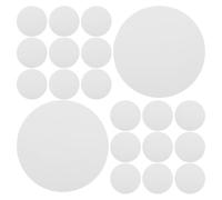 Luxshiny 80pcs White Round Cardstock Circles 6 Inch 92lb 250 GSM Multi-Media Friendly Paper for Creative Play and Making Thank You Notes