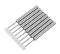 Luxshiny 8pcs White Hydraulic Trash Can Dampers Soft Closing Device Replacement for Garbage Bins Silent Metal Wastebasket Shock Absorber for Kitchen Trash Cans