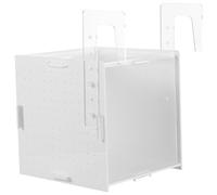 Luxshiny Acrylic Fish Breeder Box for Aquarium with Water Flow Control and Continuous Visibility Easy to Install Isolation Box for Fish Fry and Clownfish and Acclimatizing Fry