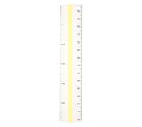 Luxshiny Acrylic Reading Ruler with Magnifier for Papers and Small Print Books, Yellow Strip Reducing Eye Fatigue, Portable Line Tracking Guide for Bible Study