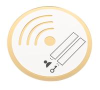 Luxshiny Acrylic Wifi Password Signboard Rewritable Wifi Sign for Business with Large and Display Suitable for Hotel and Restaurant Use