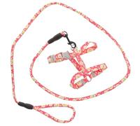 Luxshiny Adjustable Cat Harness and Leash Set for Kitten and Pet, Lightweight Cloth Material with Flexible Design, Easy to Wear and Remove, Provides Safety outside Walk and Walking