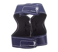 Luxshiny Adjustable Fake Leather Bird Vest Hen Saddle Apron for Pet Birds Light Blue Stylish Parrot Clothes for Parties Outdoor Training Cosplay Easy-clean Flight Suit