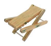 Luxshiny Adjustable Solid Wood Guitar Foot Stool for Classical Acoustic Guitar and Erhu Folding Footrest with Height Levels Portable Music Foot Pedal for Comfortable Playing and Pedicure