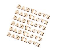 Luxshiny Alphabet Projects 200Pcs Small Wooden Letters for Crafting and DIY Educational Tools Unpainted Wood and Smooth Texture