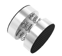 Luxshiny Anti Vibration Feet Pads Amplifier Spring Pads Silver Aluminum Alloy Rubber Construction Increase Height Shock Absorption for Speakers and Amplifiers Home Audio Accessories