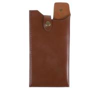 Luxshiny Artificial Leather Knives Cover Kitchen Knife Sheath for Butcher Knife and Cleaver Protective Sleeve for Cutlery Storage Wear-Resistant Guard Portable 9.76 X 4.72 in