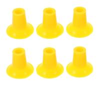 Luxshiny Automotive Engine Valve Repair 6Pcs Suction Plates Set Yellow Compact Heavy-Duty Valve Lapping Tools for Car Maintenance