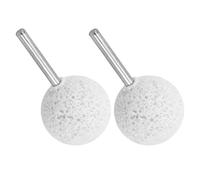 Luxshiny Automotive Tire Repair Coral Grinding Head 2Pcs Vacuum Buffing Tool Rotary Grinding Bits Compatible Most Tire Patch Buffing Machines