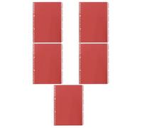 Luxshiny Binder Dividers Office and School Use for, 5pcs Plastic B5 with Tabs Quick Reference Index Dividers Sturdy and Not Easy to Wrinkle Notebooks