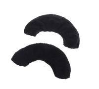 Luxshiny Black Velvet Elastic Ice Skate Covers Soft Plush Skate Guards for Hockey Practical Protective Gear for Adult and Youth Skating