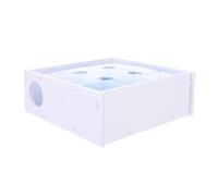 Luxshiny Blue Acrylic Hamster Maze Tunnel for Dwarf Hamsters, Small Animal Labyrinth Playhouse, Pet Exercising and Exploring Habitat