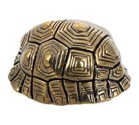 Luxshiny Brass Turtle Shell Keyring Pendant with Pleasant Sound and Unique Creative Design, Golden Brass Charm for Keychain Accessories and Jewelry Making, Gift for DIY Crafts and Everyday