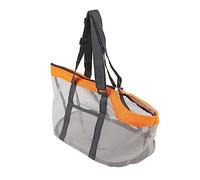 Luxshiny Breathable Nylon Pet Carrier Bag for Dogs and Cats Outdoor Handbag with Ventilated Mesh Spacious Design for Comfortable Travel Supports Pets up to Orange