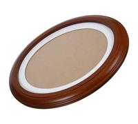 Luxshiny Brown Oval Picture Frames 10 Inch - Vintage Victorian Style Wall Hanging Photo Frame for Home Decor, Gallery Wall & Living Room (Wooden, Antique Look)