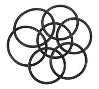 Luxshiny Buddhist Ritual Instruments Cushion 7pcs Rubber Rings Wear-resistant Secure for Meditation Sessions