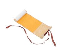 Luxshiny Calligraphy Practice and Chinese Painting Rice Paper Scroll with Wooden Rods 10X36Cm for Wedding Vows and Invitation Crafting on Sturdy Hanging Scroll